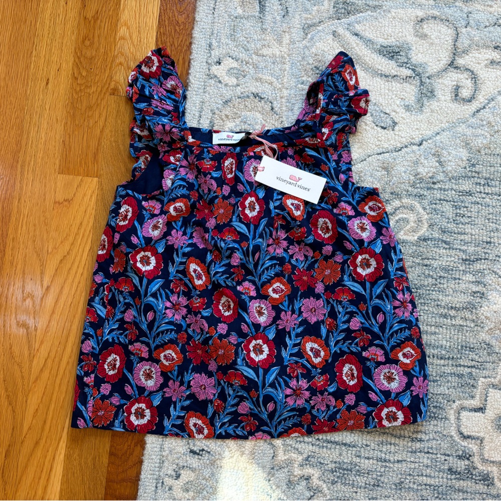 Vineyard vines girls lines tank top
